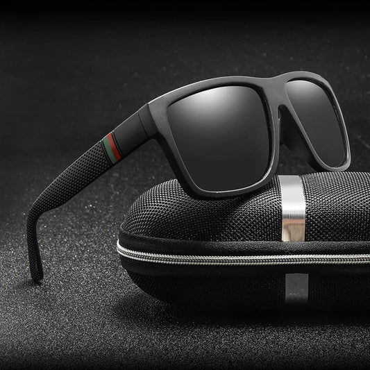 Vintage Square Polarized Sunglasses: Stylish UV400 Protection