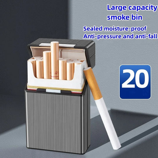 Customizable Large Capacity Cigarette Case: Pressure and Moisture Resistant