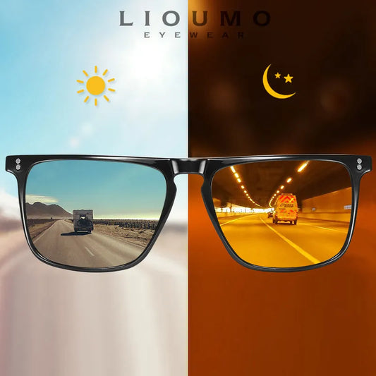 Photochromic Sunglasses: Polarized for Day-Night Vision
